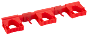 Vikan Hygienic Hi-Flex Wall Bracket System, 420 mm, Red
