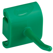 Vikan, Hygienic Wall Bracket, Single Hook Module, 41 mm, Green