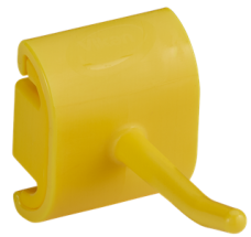 Vikan, Hygienic Wall Bracket, Single Hook Module, 41 mm, Yellow