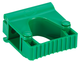 Vikan, Hygienic Wall Bracket, Grip Band Module, 82 mm, Green