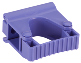 Vikan, Hygienic Wall Bracket, Grip Band Module, 82 mm, Purple