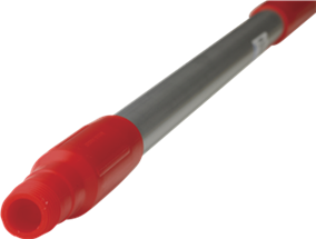 Vikan Aluminum Handle, Ø, 51.6", Red