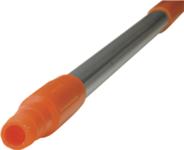 Vikan Aluminum Handle, Ø, 51.6", Orange