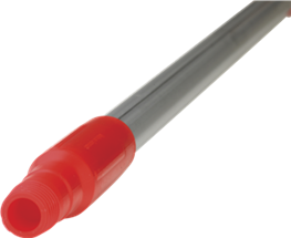 Vikan Aluminum Handle, Ø, 59.4", Red