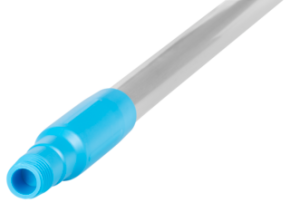 Vikan Aluminum Handle, Ø, 49.6", Blue