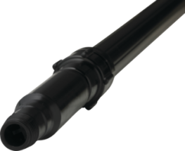 Vikan Aluminium telescopic handle, 62 - , Ø, Black