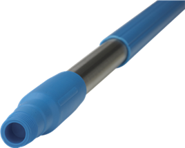 Vikan Stainless Steel Handle, Ø, 40.4", Blue