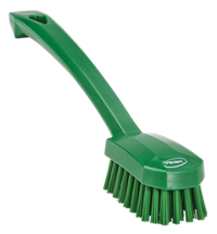 Vikan Utility Brush, 10.2", Medium, Green