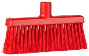 Vikan Lobby Broom, 10.2" Soft/stiff, Red