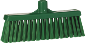 Vikan Broom w/ Straight Neck, 12.2" Medium, Green