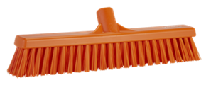 Vikan Broom, 16.1" Soft/stiff, Orange