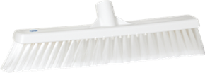 Vikan Broom, 16.1" Soft/split, White