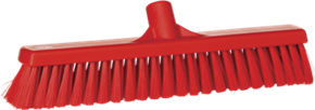 Vikan Broom, 16.1" Soft, Red