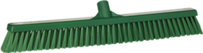 Vikan Broom, 24" Soft/stiff, Green