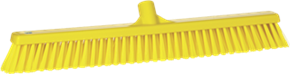 Vikan Broom, 24" Soft/stiff, Yellow