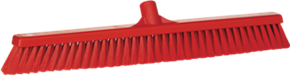 Vikan Broom, 24" Soft, Red