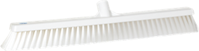 Vikan Broom, 24" Soft, White