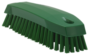 Vikan Hand Brush M, 6.5", Medium, Green