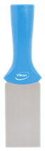 Vikan Stainless Steel Scraper with Threaded Handle, 2", Blue