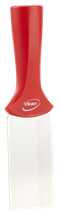 Vikan Stainless Steel Scraper with Threaded Handle, 2", Red