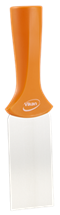 Vikan Stainless Steel Scraper with Threaded Handle, 2", Orange