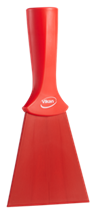 Vikan Nylon Scraper with Threaded Handle, 3.9", Red