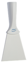 Vikan Nylon Scraper with Threaded Handle, 3.9", White