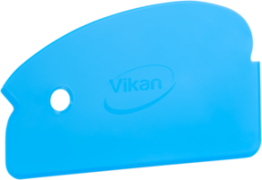 Vikan Hand Scraper, flexible, 6.5", Blue
