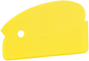 Vikan Hand Scraper, flexible, 6.5", Yellow