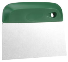 Dough Cutter/Scraper,SS Blade,Flexible,146mm,Green