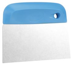 Dough Cutter/Scraper,SS Blade,Flexible,146mm,Blue