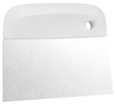 Dough Cutter/Scraper,SS Blade,Flexible,146mm,White