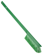 Vikan Ultra-Slim Cleaning Brush with Long Handle, 23.6" Medium, Green