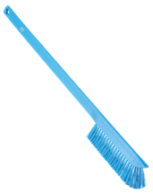 Vikan Ultra-Slim Cleaning Brush with Long Handle, 23.6" Medium, Blue