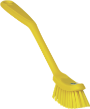 Vikan Dish Brush, 11.4", Medium, Yellow