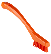 Vikan Detail Brush, 8.1", Extra stiff, Orange