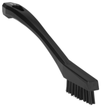 Vikan Detail Brush, 8.1", Extra stiff, Black