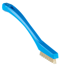 Vikan Detail Brush with heat resistant filaments, 8.1" Extra stiff, Blue