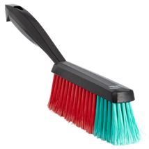 Vikan Hand Brush w/Short Handle, 13", Soft, Black