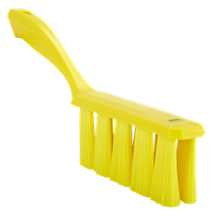 Vikan UST Bench Brush, 13", Soft, Yellow