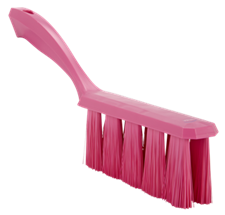 Vikan UST Bench Brush, 13", Medium, Pink