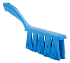 Vikan UST Bench Brush, 13", Medium, Blue