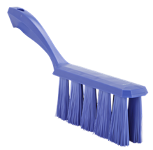 Vikan UST Bench Brush, 13", Medium, Purple