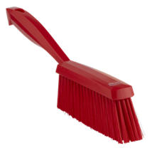 Vikan Hand Brush, 13", Soft, Red
