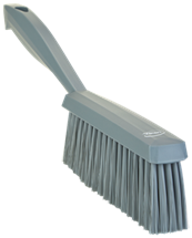 Vikan Hand Brush, 13", Soft, Gray