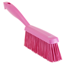 Vikan Hand Brush, 13", Medium, Pink