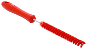 Vikan Tube Brush, , 12.2", Stiff, Red
