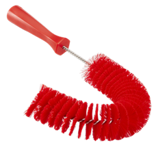 Vikan Pipe Exterior Brush, Ø, 14.2", Medium, Red