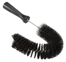 Vikan Pipe Exterior Brush, Ø, 14.2", Medium, Black