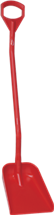 Vikan Ergonomic shovel, 10.7",  Red